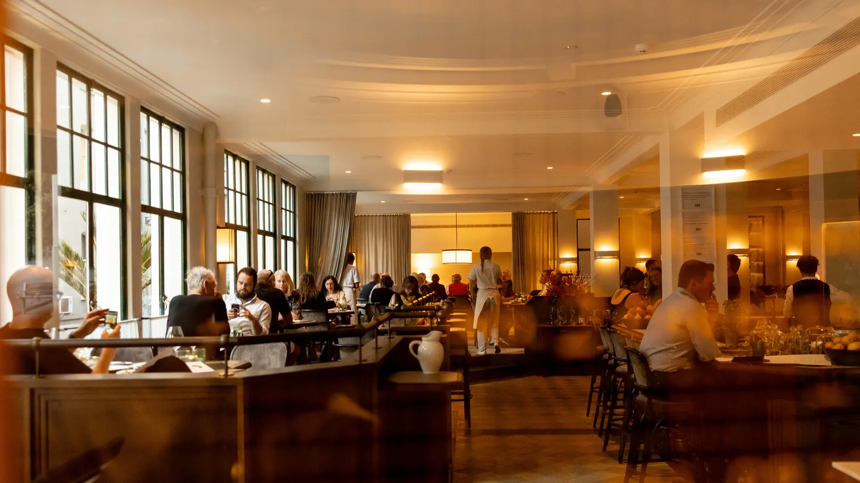 Gilt Brasserie restaurant in Chambers