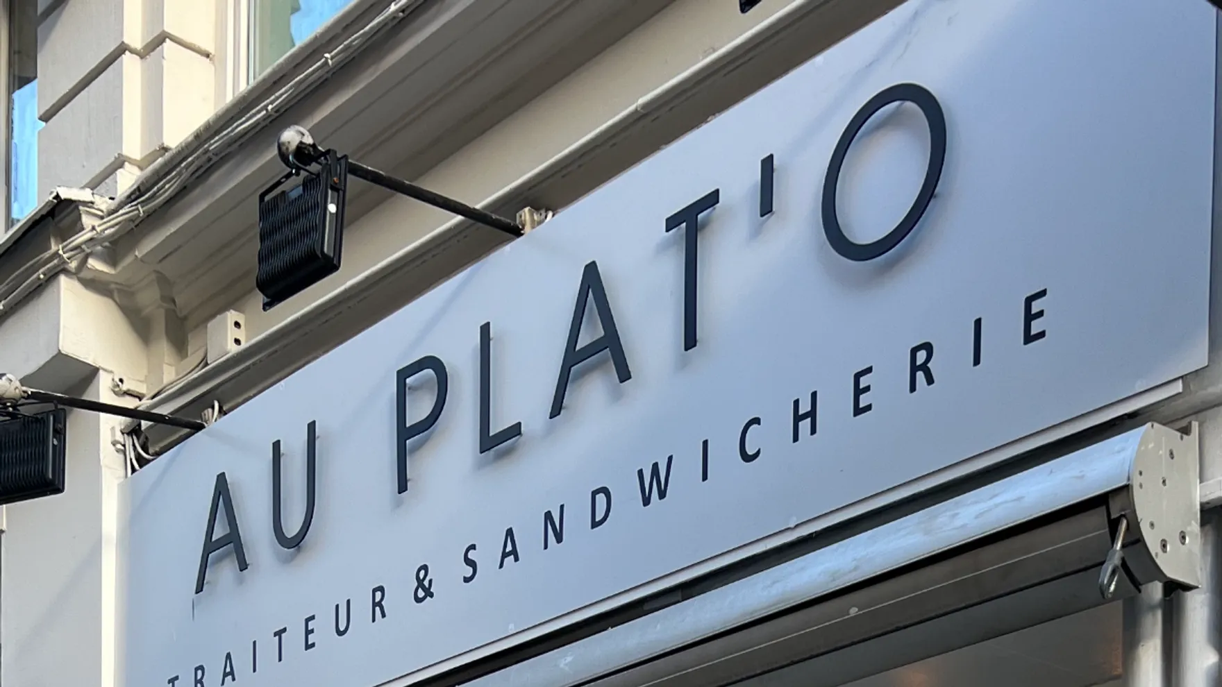 Au Plat'o restaurant in Rue d'Arenberg 36