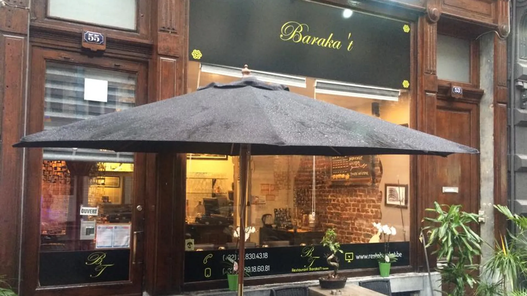 Baraka't Kacem restaurant in Rue de l'Enseignement 55