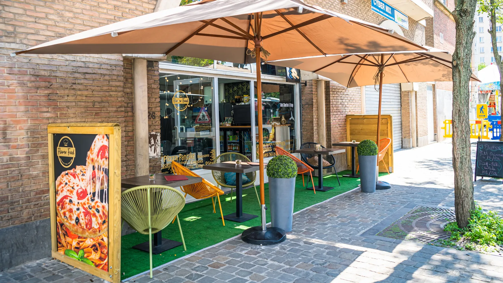 Flower food restaurant in Rue Blaes 264