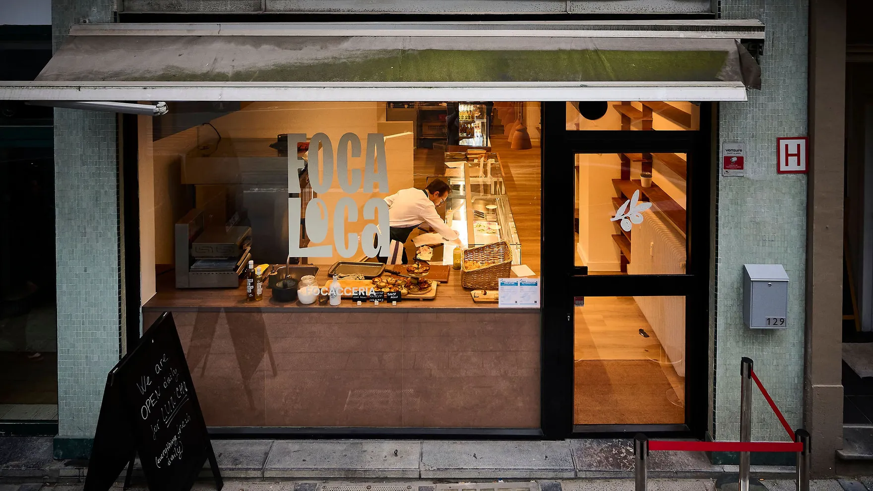 Foca Loca restaurant in Rue Royale 129