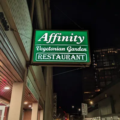 Affinity Vegetarian Garden restaurant