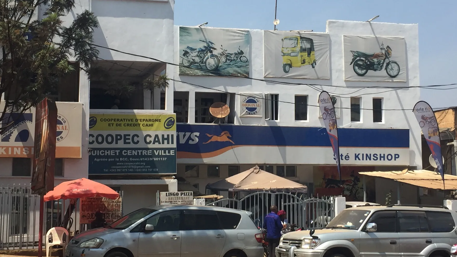 Lingo Pizza restaurant in Bukavu