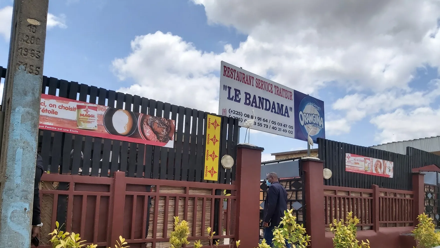 Restaurant'' Le Bandama'' restaurant in Bouaké