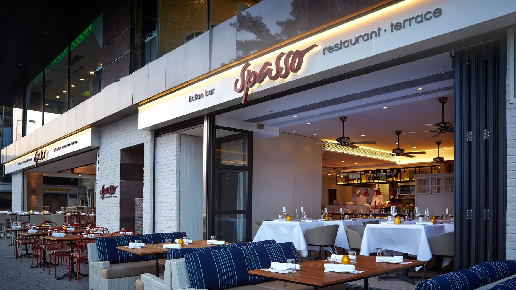 Spasso restaurant in 68 Mody Rd