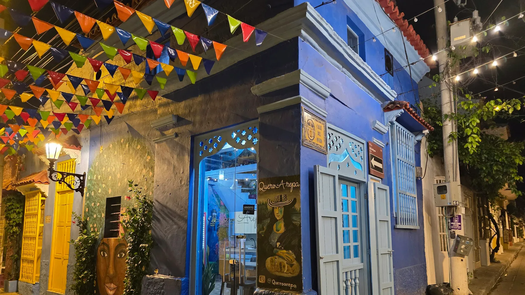 Quero Arepa restaurant in Cartagena de Indias