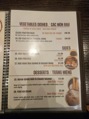 Menu photo 1 for Non Viet Vegan Restaurant, by Non Viet Vegan Restaurant