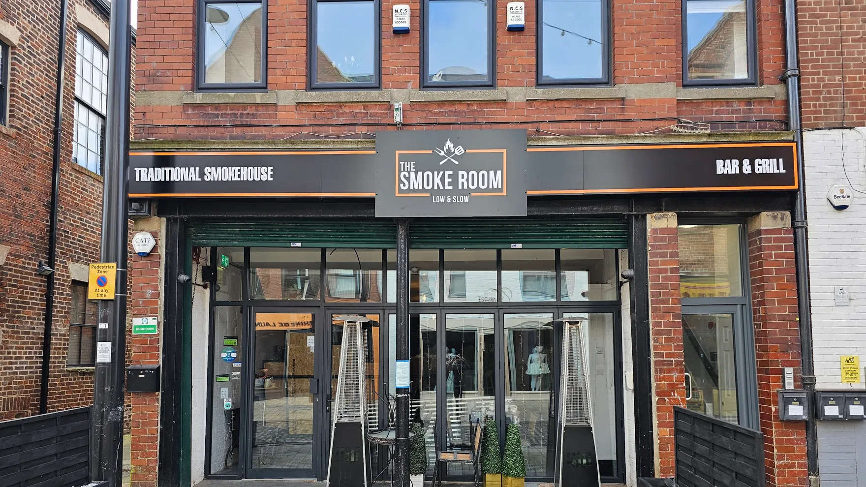 The Smoke Room restaurant in 60 Humber St