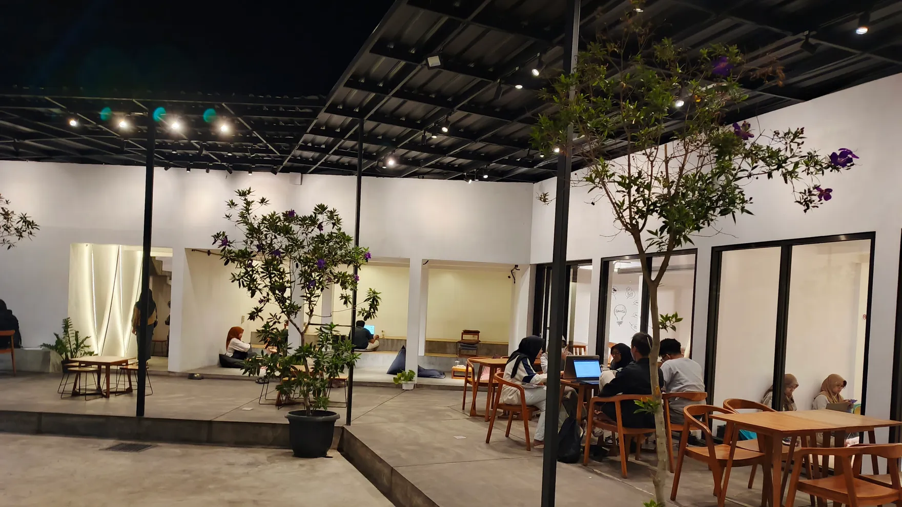 The Weekend Cafe & Workspace restaurant in Malang Regency