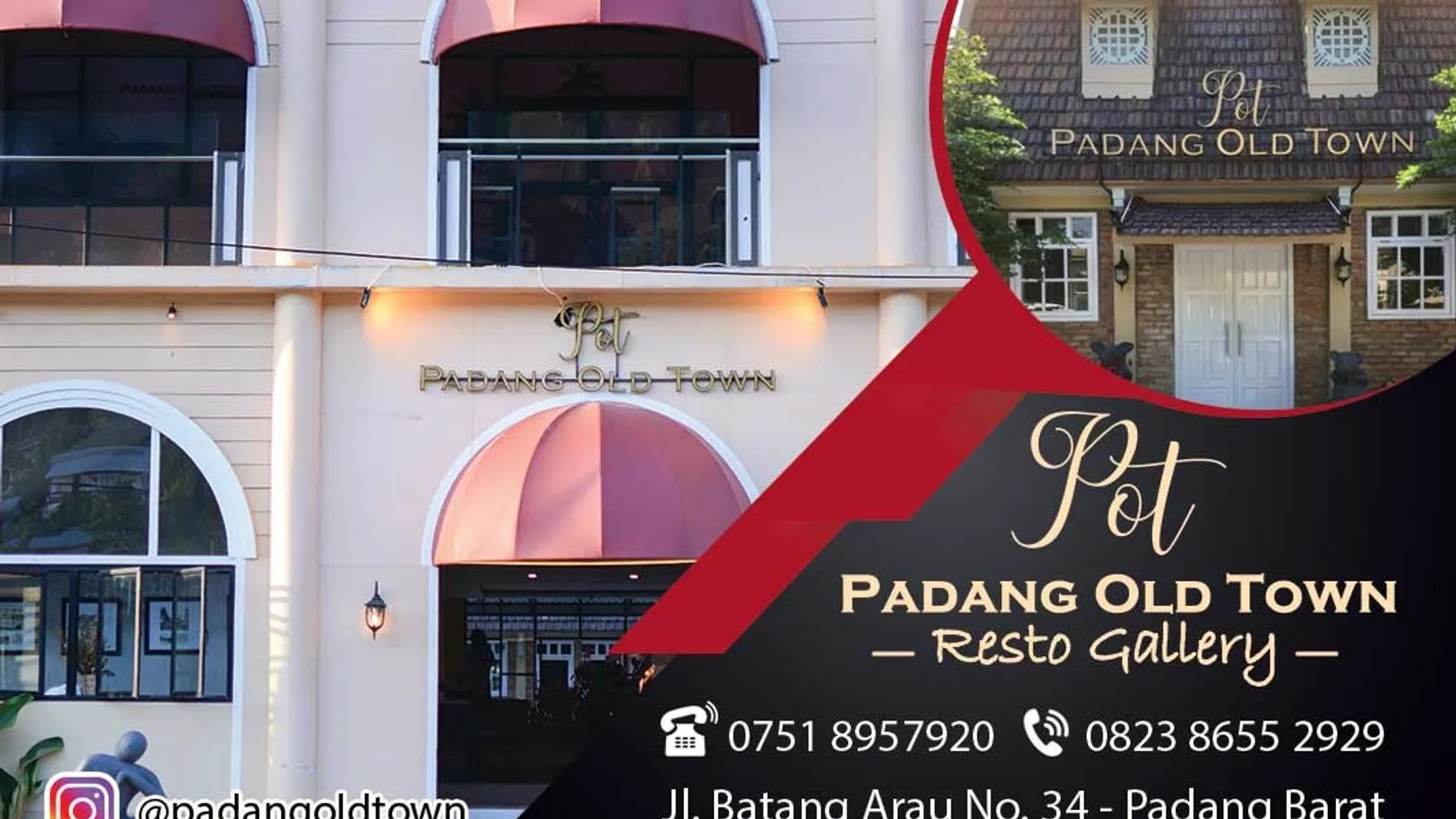 Padang Old Town Resto Gallery restaurant in Kota Padang