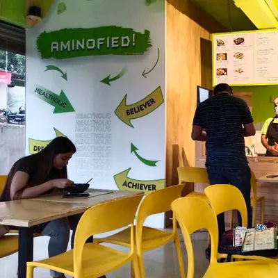 Amino's Healthy Grill restaurant