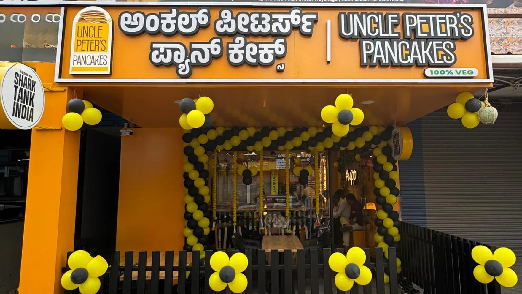 Uncle Peter's Pancakes restaurant in Hubballi