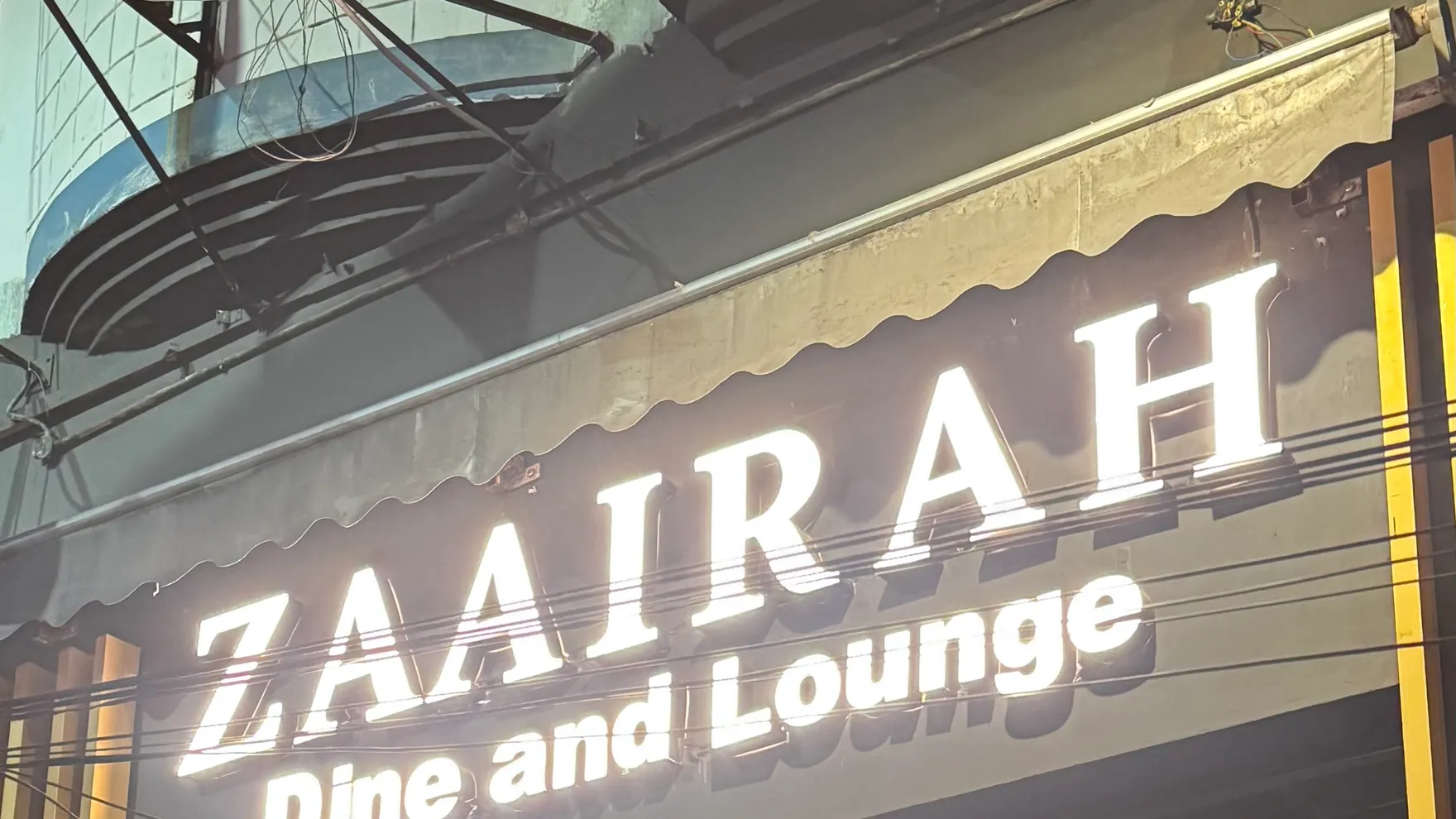 Zaairah Dine & Lounge restaurant in Kolkata