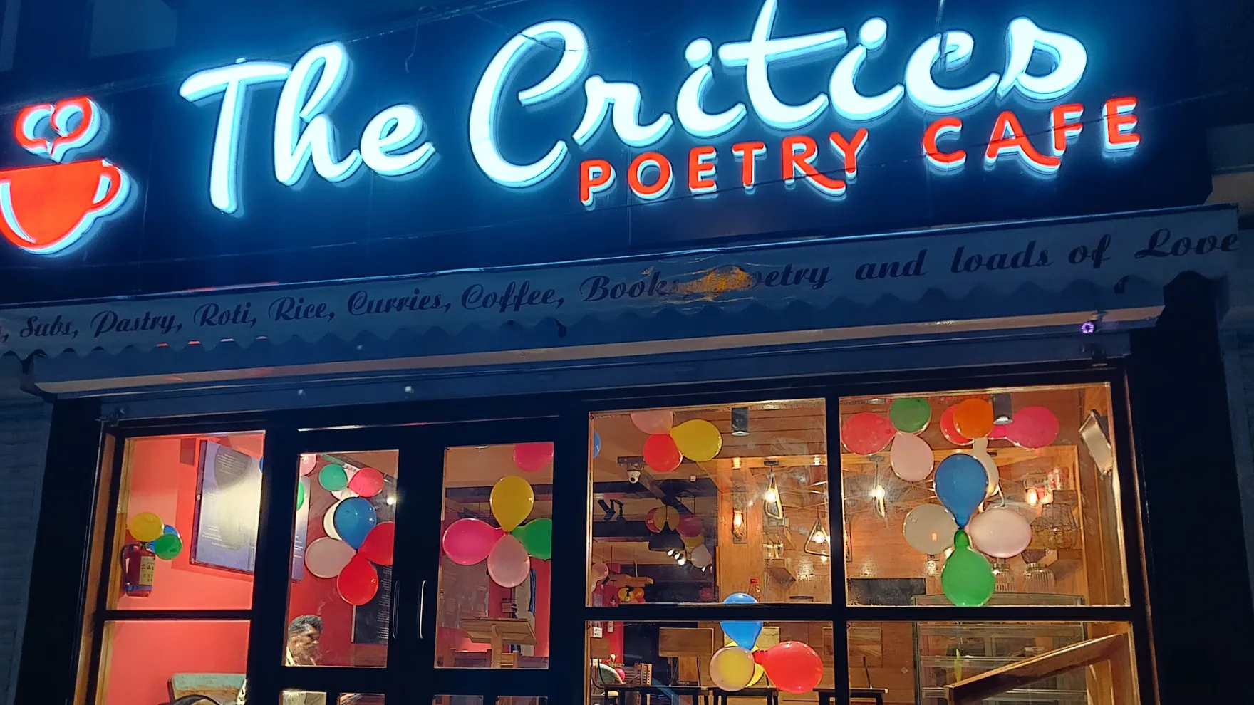 The Critics Poetry Cafe restaurant in Tiruchirappalli