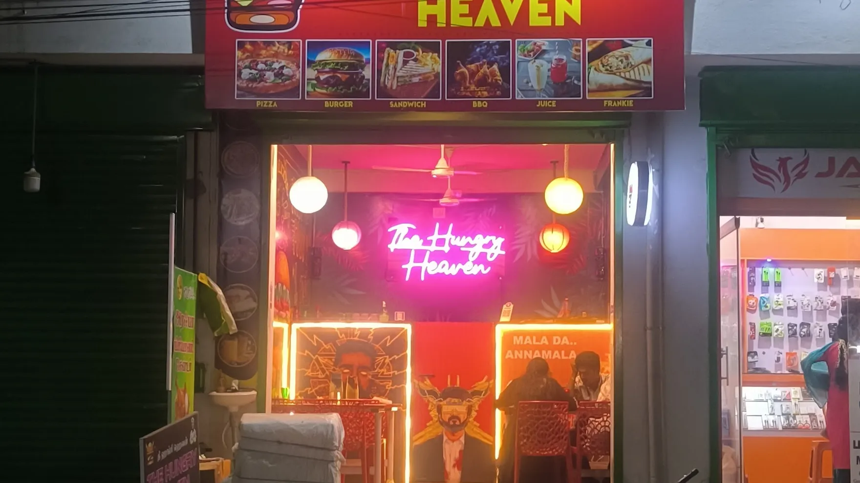 The Hungry Heaven restaurant in A.Thirumuruganpoondi