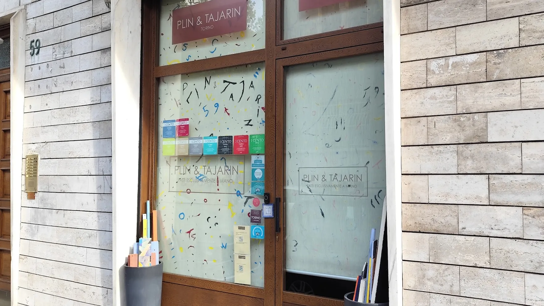 Plin E Tajarin restaurant in Via Goffredo Casalis