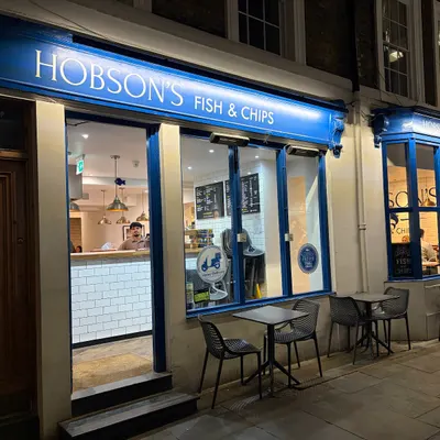 Hobson`s Fish & Chips soho restaurant