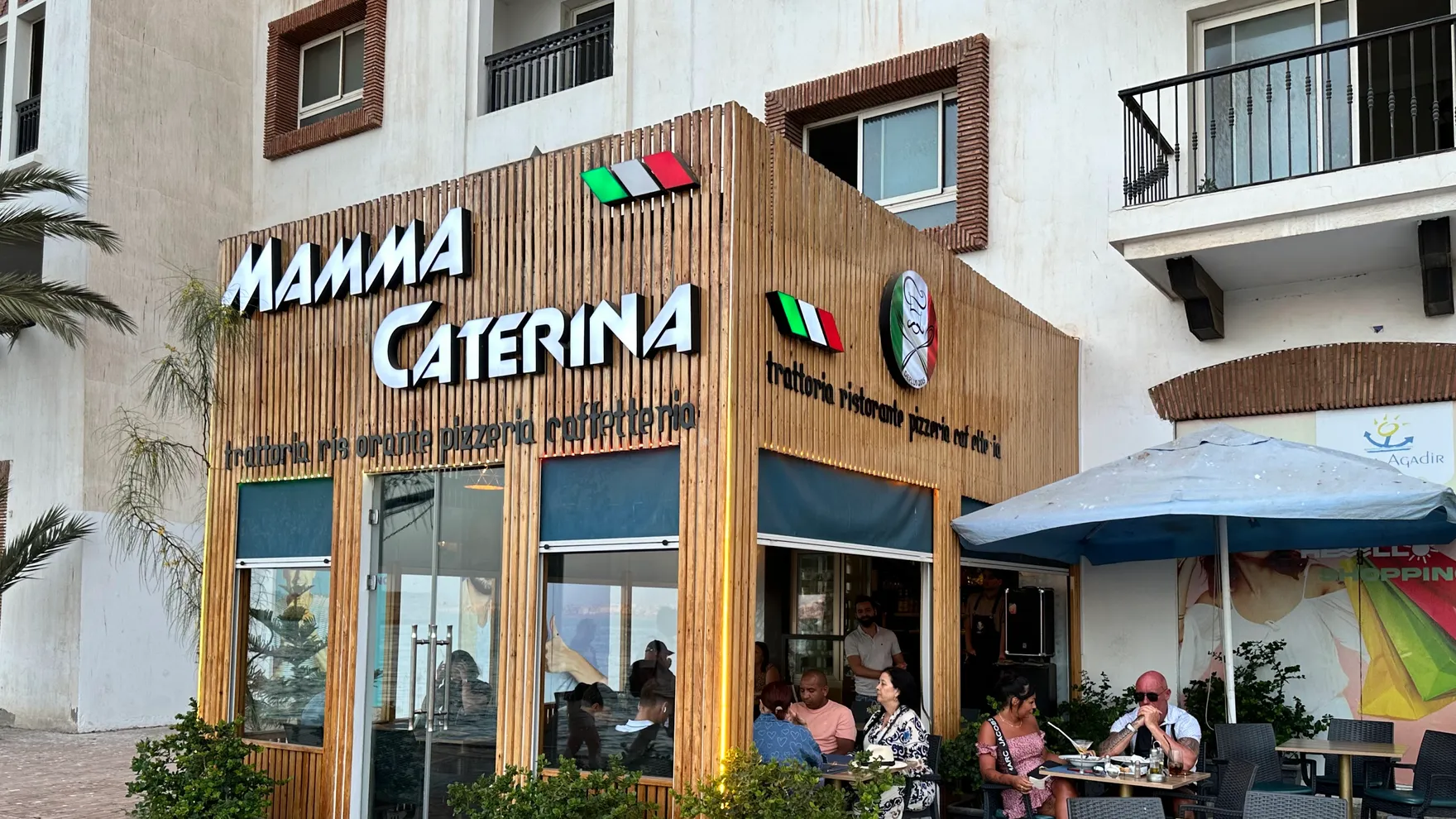 Mamma Caterina restaurant in Maroc Quai West residence 4 local nM9 la marina di agadir
