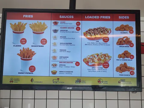 Menu photo 1 for Lord of the Fries - South Yarra, by Jason LWP (Acestar138)
