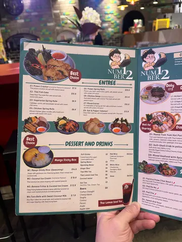 Menu photo 1 for Number 12 Thai Restaurant, by Z H C Kong