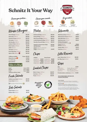Menu photo 1 for Schnitz Southgate, by Schnitz Southgate
