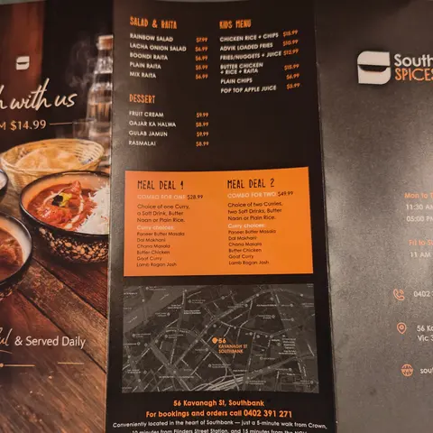 Menu photo 1 for Southbank Spices, by Shweta Narayanan Karippath