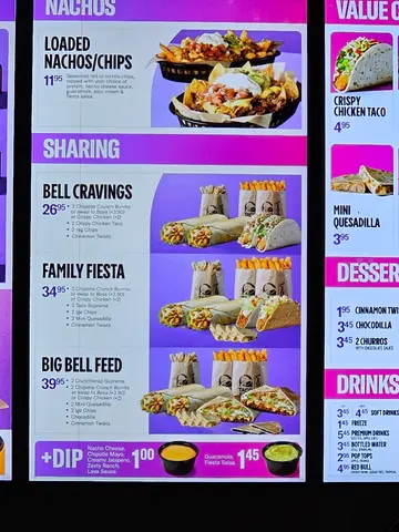 Menu photo 1 for Taco Bell Hawthorn, by will HSU
