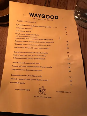 Menu photo 1 for WAYGOOD, by MazCal