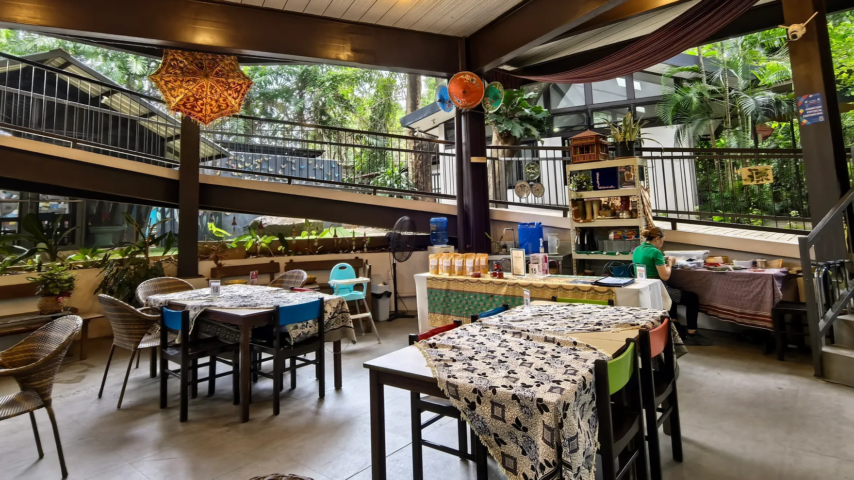 The Crescent Moon Cafe and Studio Pottery restaurant in Antipolo