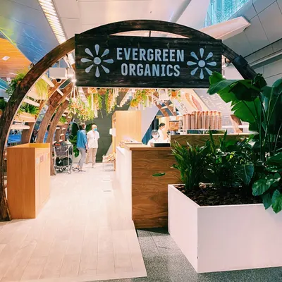 Evergreen Organics HIA restaurant