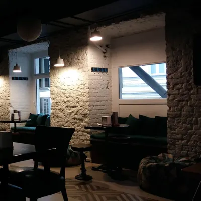 Complex Burger restaurant