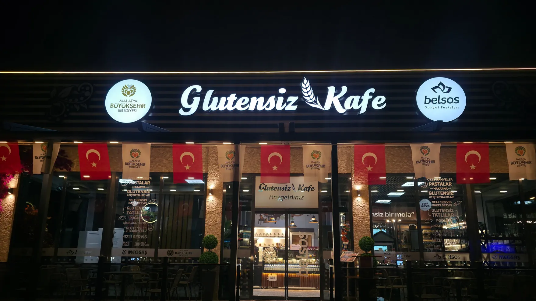 Belsos Glutensiz Kafe restaurant in İnönü Cd. No:196 D:14