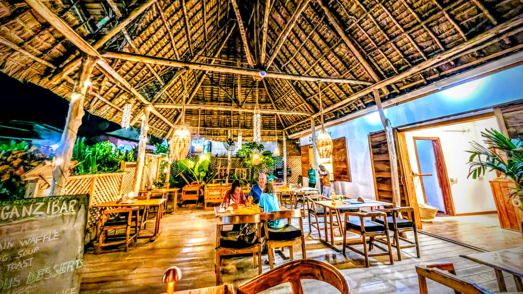 Organzibar restaurant in Kendwa