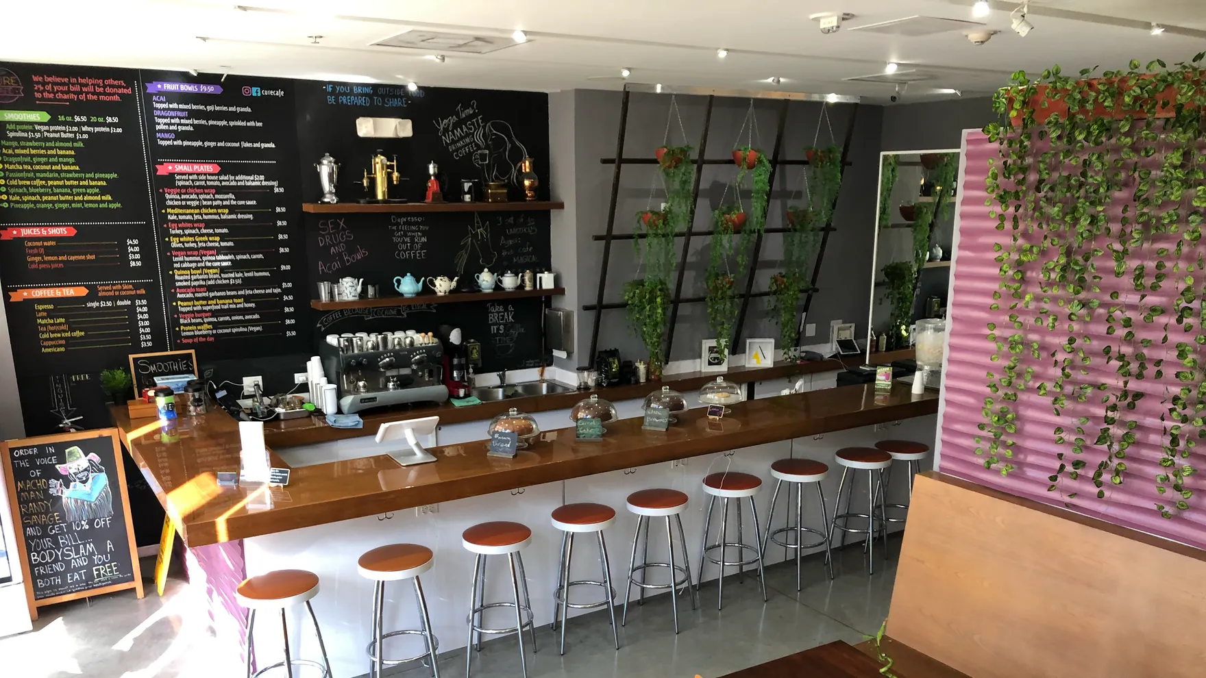 Cure Cafe restaurant in Miami