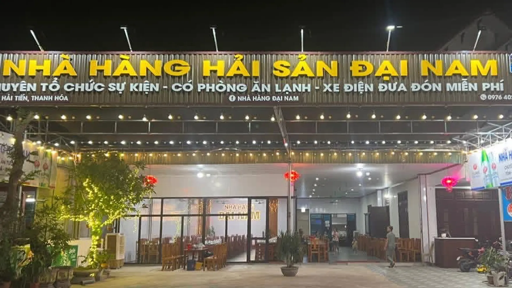 Nhà hàng Đại Nam Biển Hải Tiến - Địa chỉ Nhà hàng hải sản ăn ngon rẻ, uy tín, chất lượng biển Hải Tiến restaurant in Hoằng Tiến