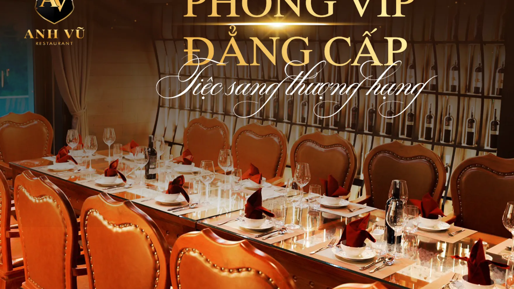 Nhà Hàng Anh Vũ Wine Luxury restaurant in Trường Vinh