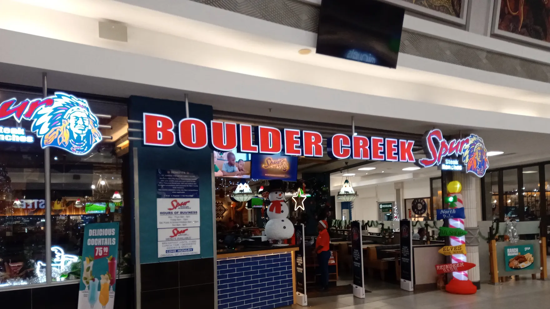 Boulder Creek Spur restaurant in Pietermaritzburg